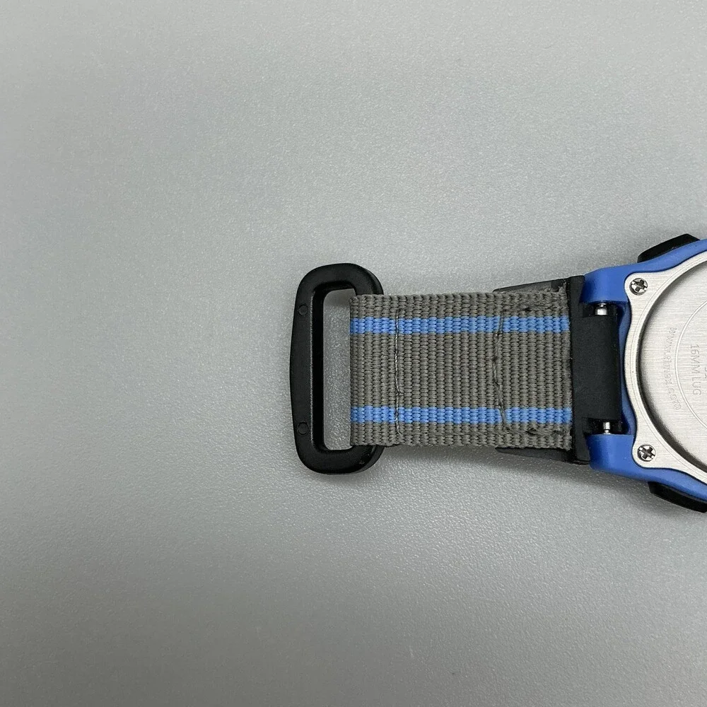 Timex Expedition Unisex Watch 34mm Gray Digital Blue Black Indiglo New Battery